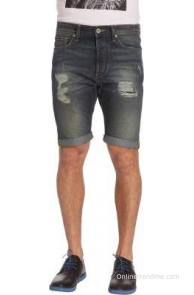 Jack & Jones Solid Men's Denim Shorts